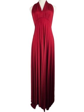 Henkaa Sakura Maxi Convertible Infinity Dress Burgundy Wine Red Size A/B (O/S)
